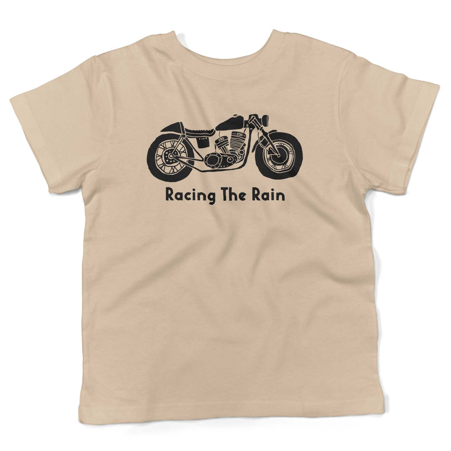 Racing The Rain Toddler Shirt-Organic Natural-2T