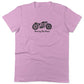Racing The Rain Unisex Or Women's Cotton T-shirt-Pink-Woman