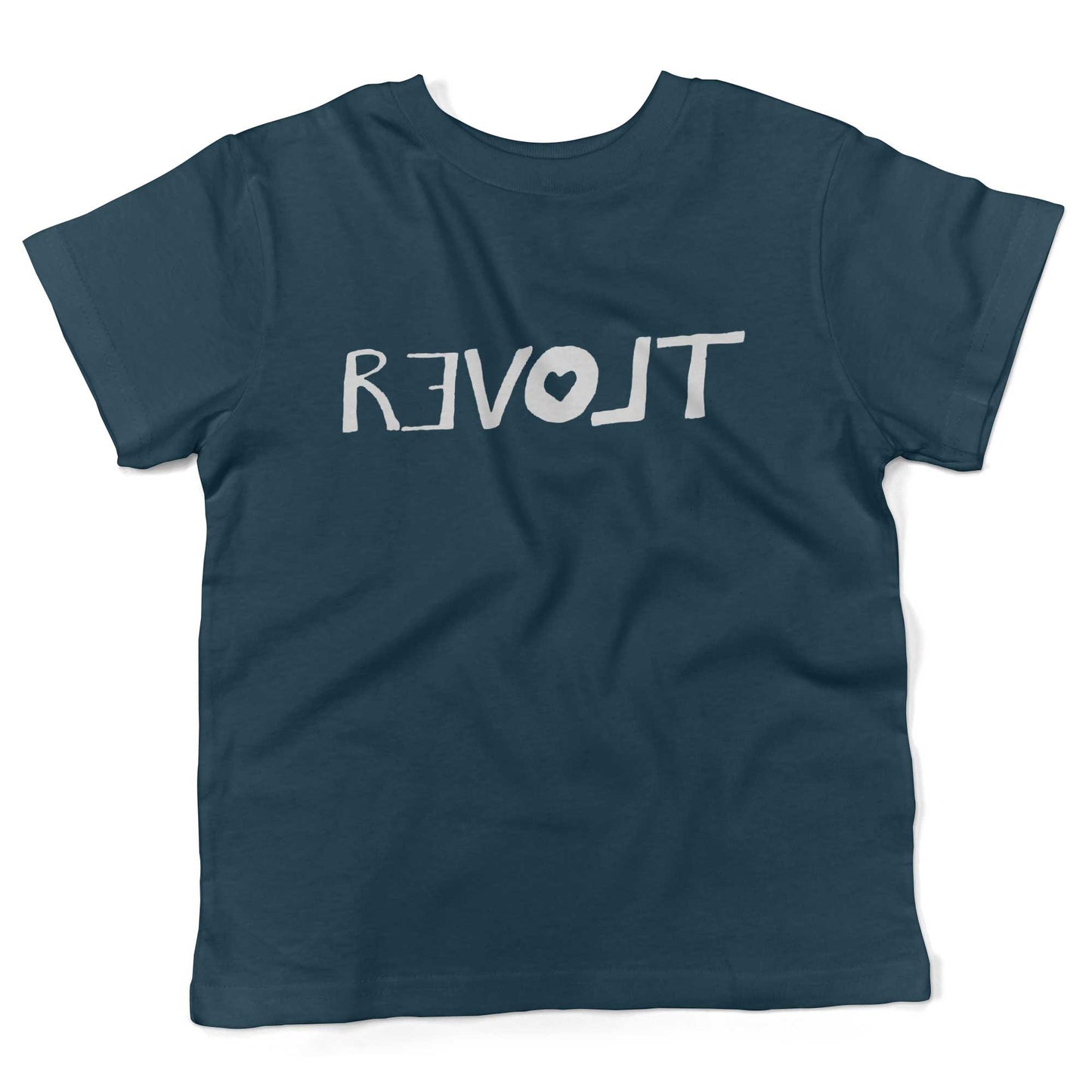 Revolt Toddler Shirt-Organic Pacific Blue-2T