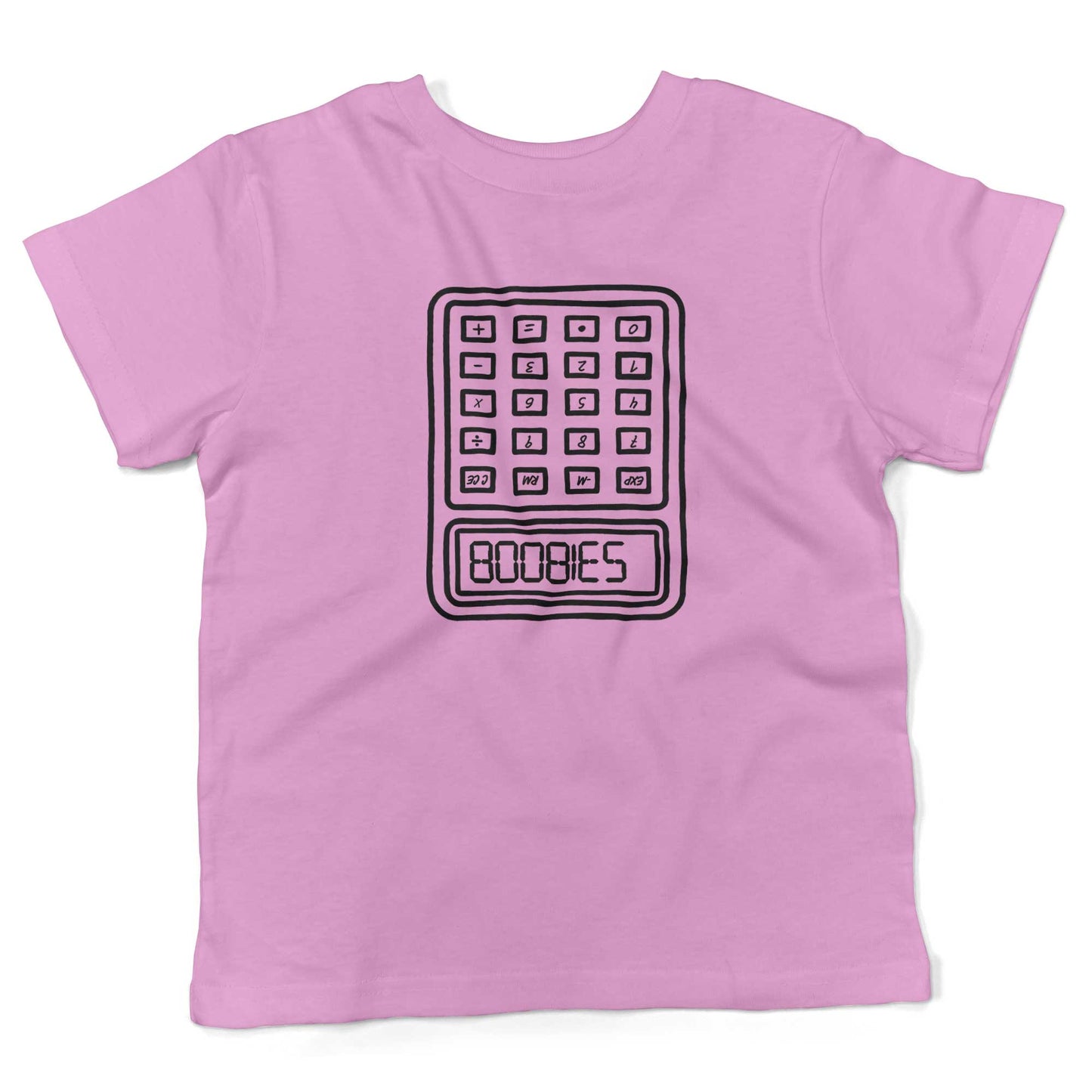 BOOBIES Toddler Shirt-Organic Pink-2T