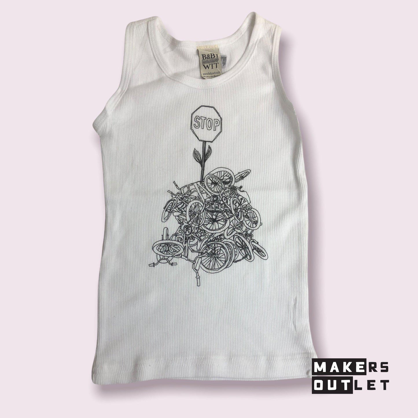 Bike Pyle Toddler Tank Top-Baby & Toddler Tops-