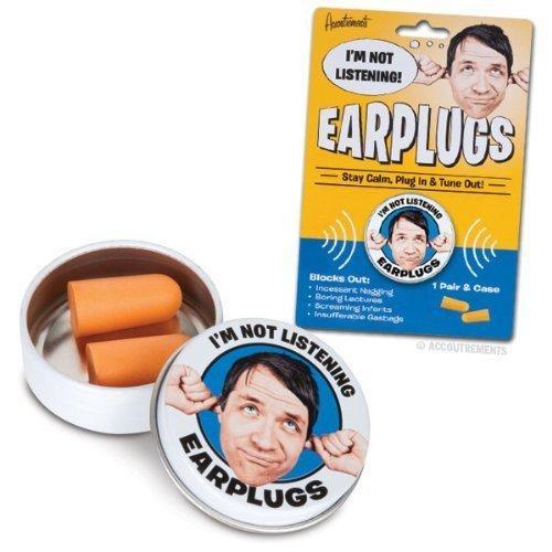 Earplugs I'm Not Listening Joke Earplugs by Accoutrements-Earplugs-