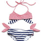 Lilo Tati Lakehouse Picnic Bunny Bikini Swimsuit for Toddler Girls-