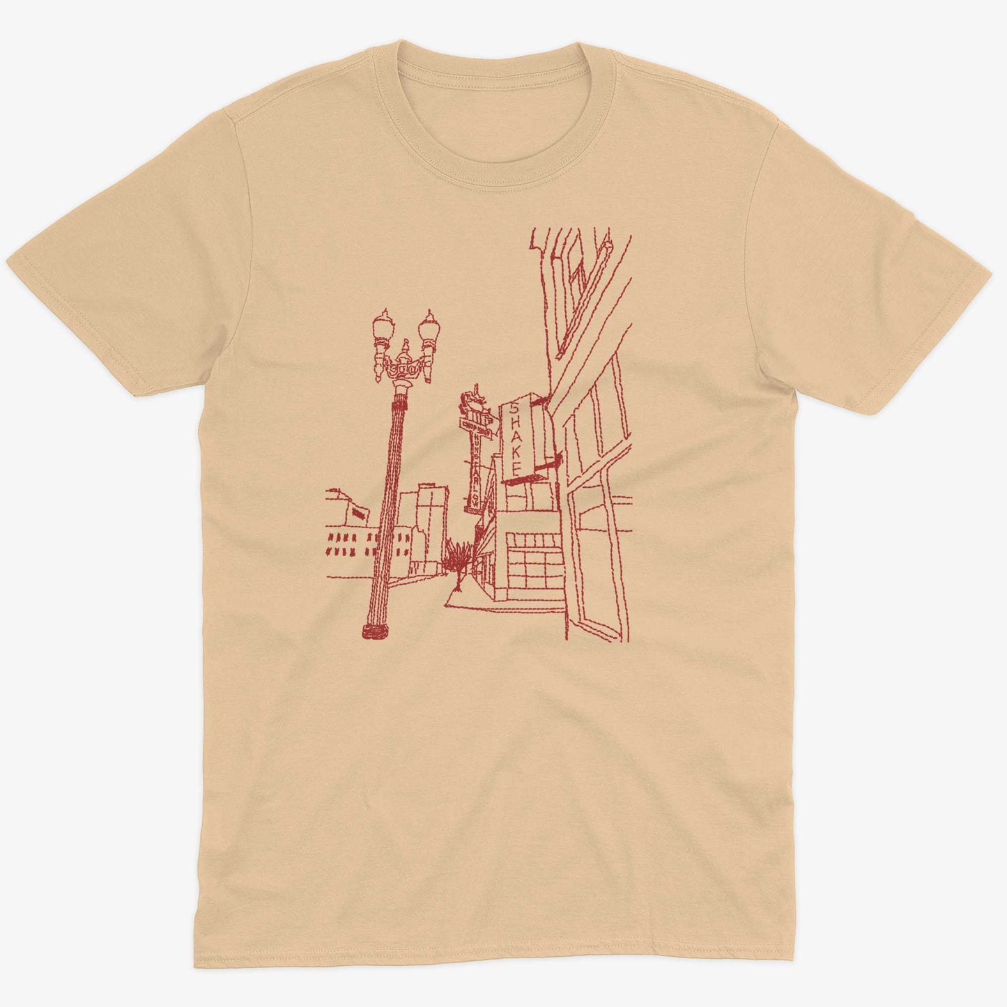 Hung Far Low Restaurant Unisex Or Women's Cotton T-shirt-Organic Natural-Unisex