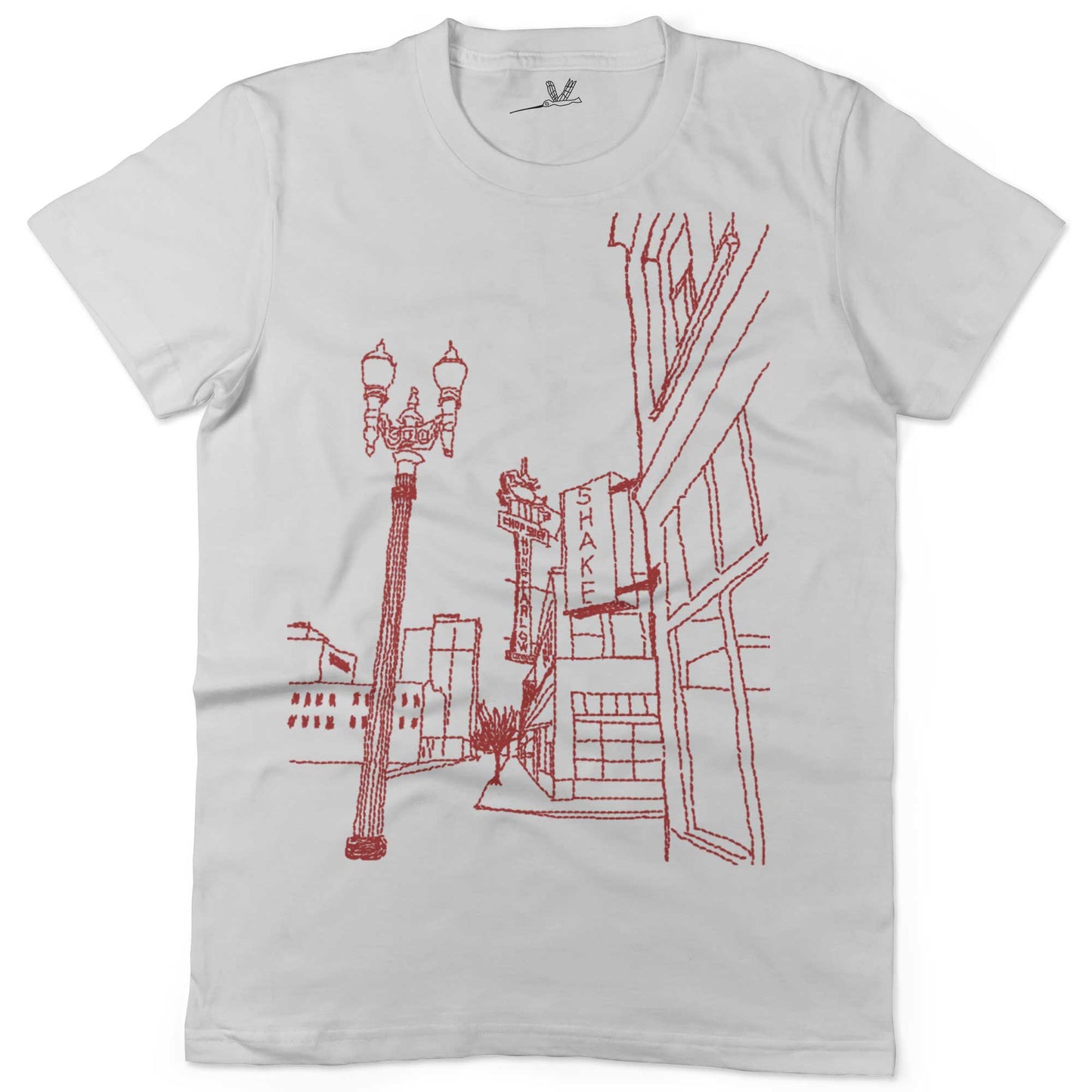 Hung Far Low Restaurant Unisex Or Women's Cotton T-shirt-White-Woman