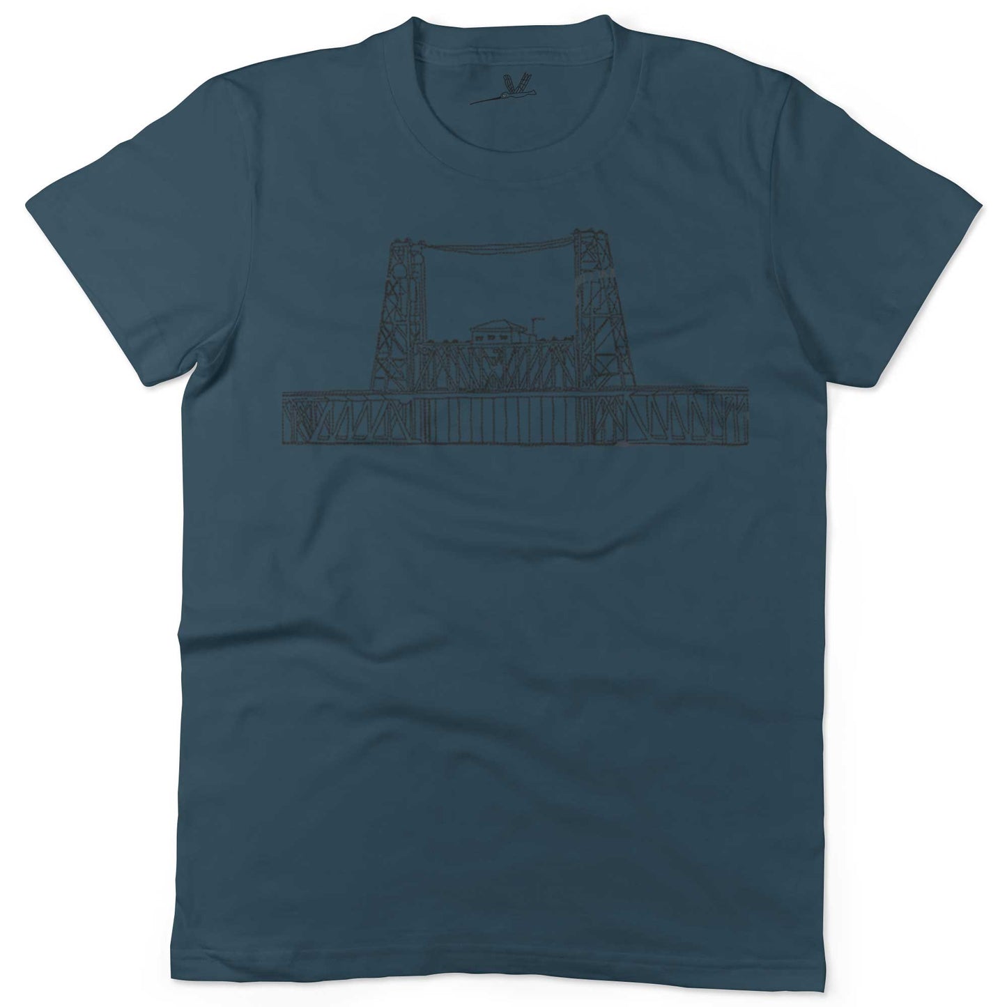 Steel Bridge Unisex Or Women's Cotton T-shirt-