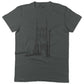 St Johns Bridge Unisex Or Women's Cotton T-shirt-Asphalt-Woman