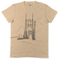 St Johns Bridge Unisex Or Women's Cotton T-shirt-Organic Natural-Woman