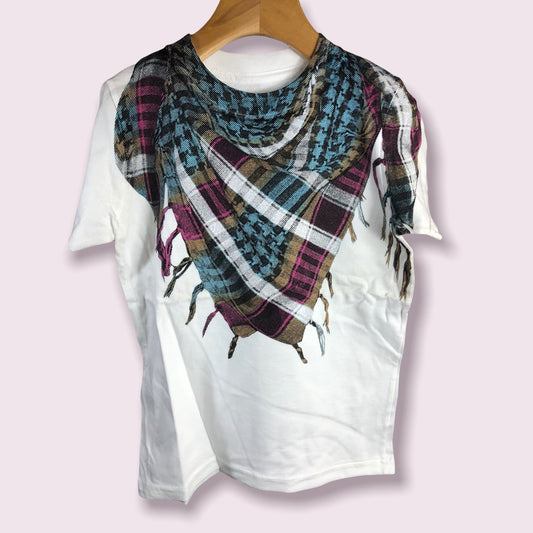 hipster scarf kids shirt