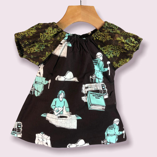 Sew Good Peasant Baby Dress Front