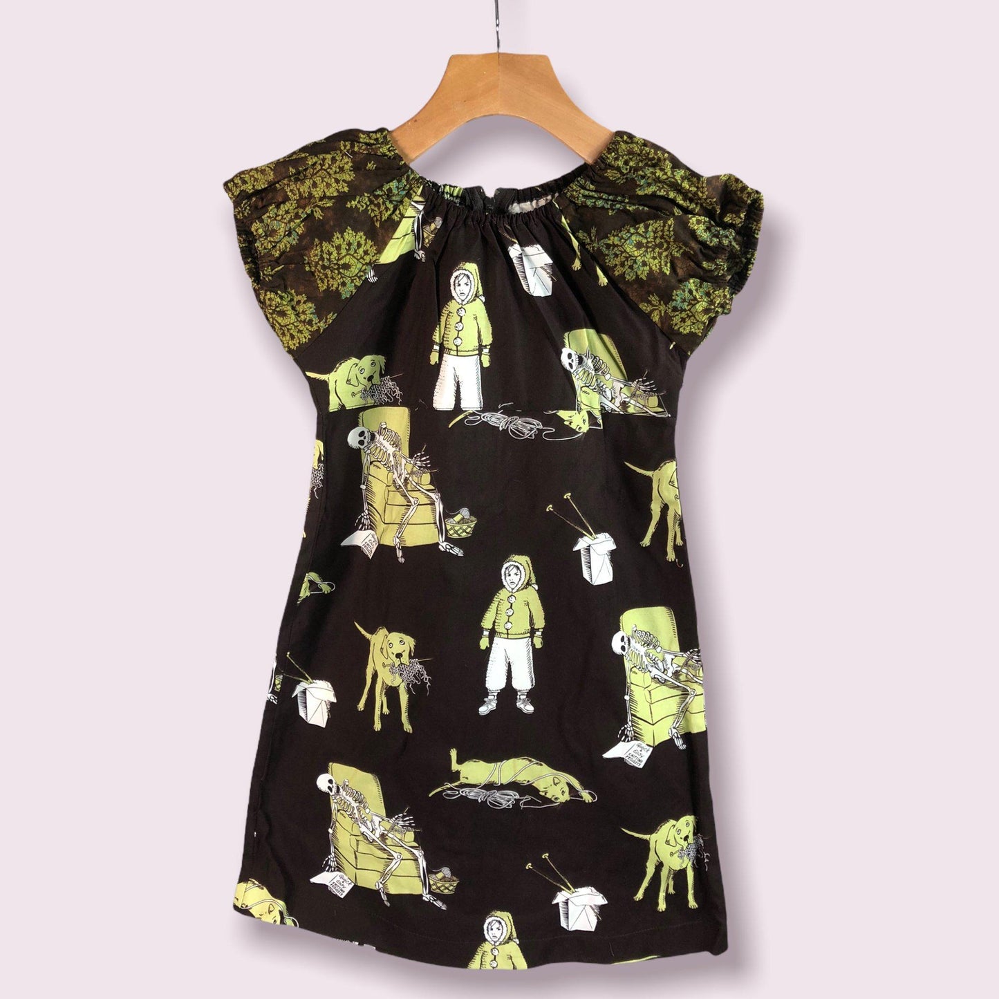 Knitmare On Elm Street Toddler Dress-Front