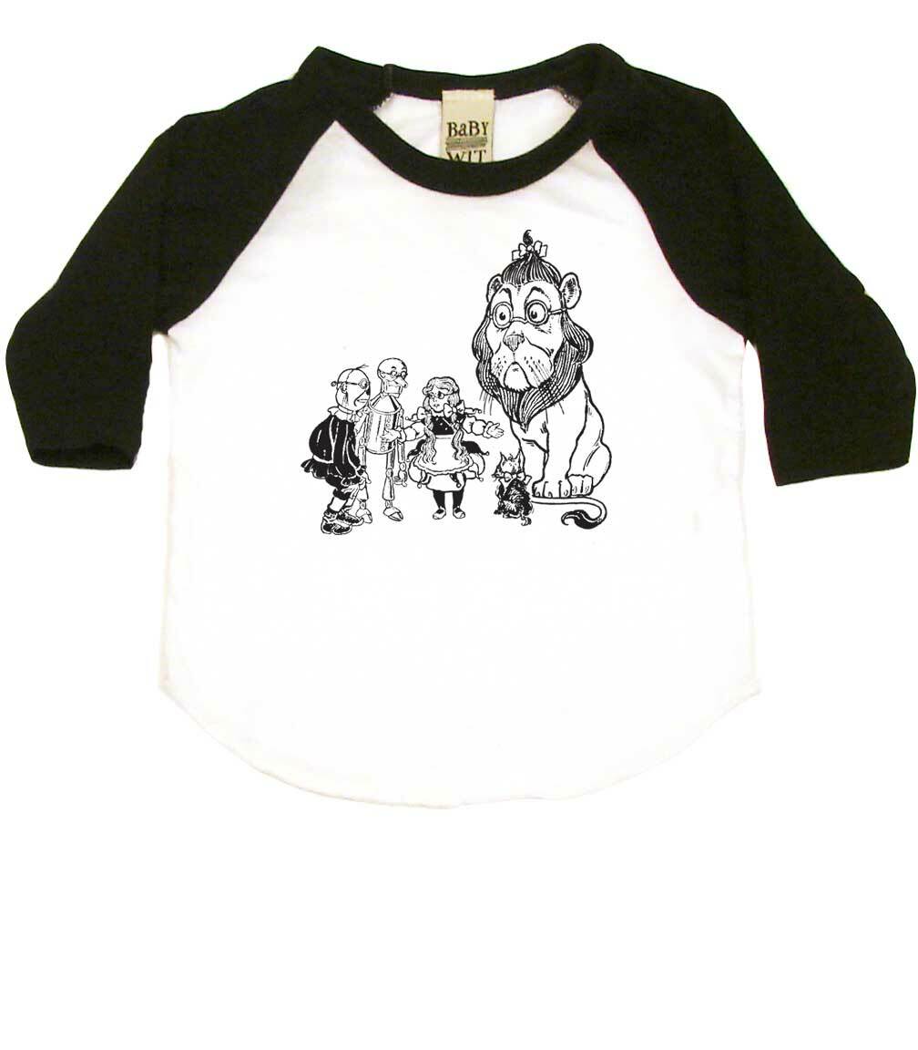 Wizard Of Oz Infant Bodysuit-White/Black-3-6 months