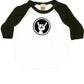Rock Hand Symbol Infant Bodysuit or Raglan Tee-White/Black-3-6 months