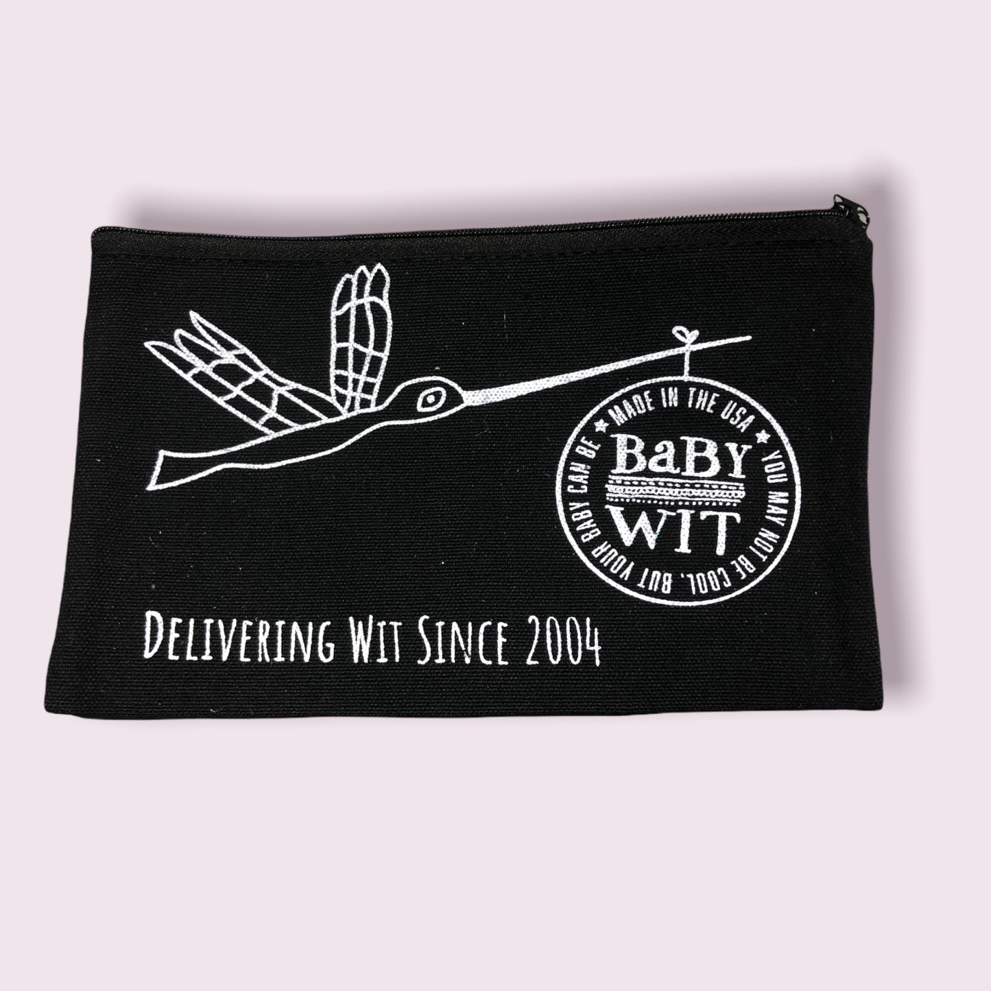 Gift Wrapping-Black Zipper Pouch-