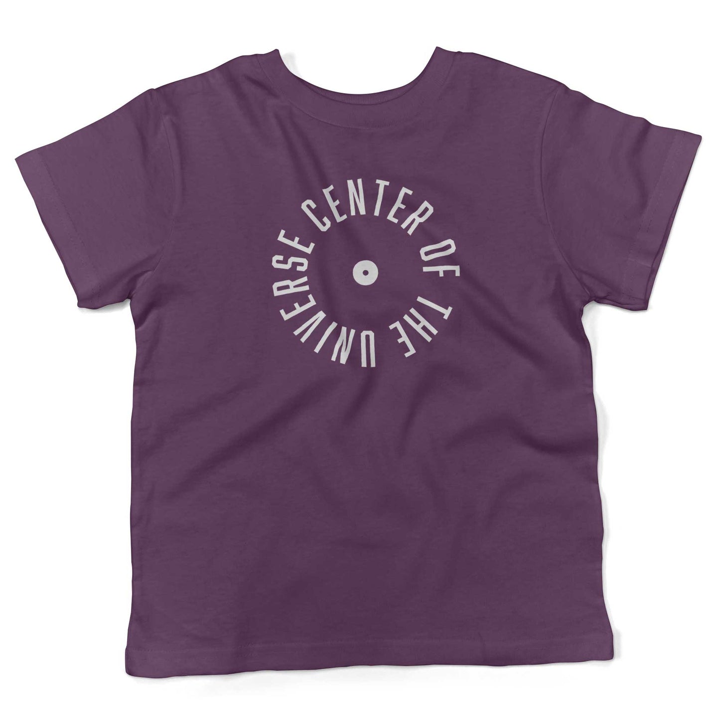Center Of The Universe Toddler Shirt-Organic Purple-2T