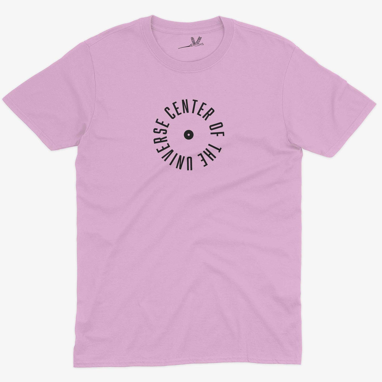 Center Of The Universe Unisex Or Women's Cotton T-shirt-Pink-Unisex