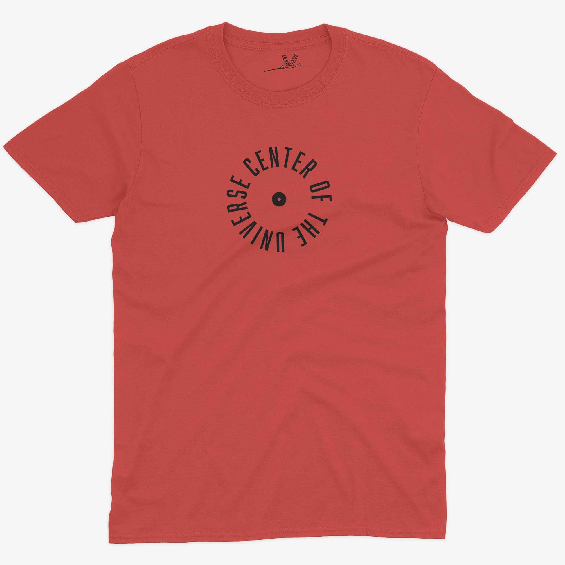 Center Of The Universe Unisex Or Women's Cotton T-shirt-Red-Unisex