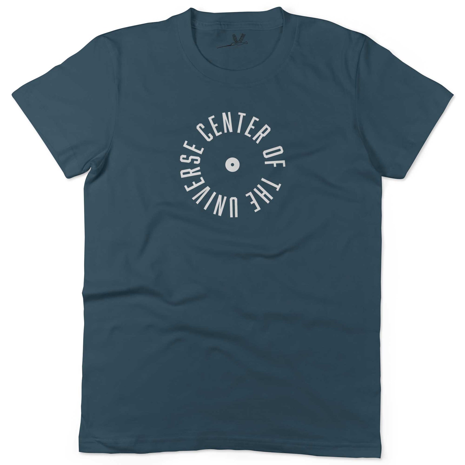 Center Of The Universe Unisex Or Women's Cotton T-shirt-Asphalt-Unisex