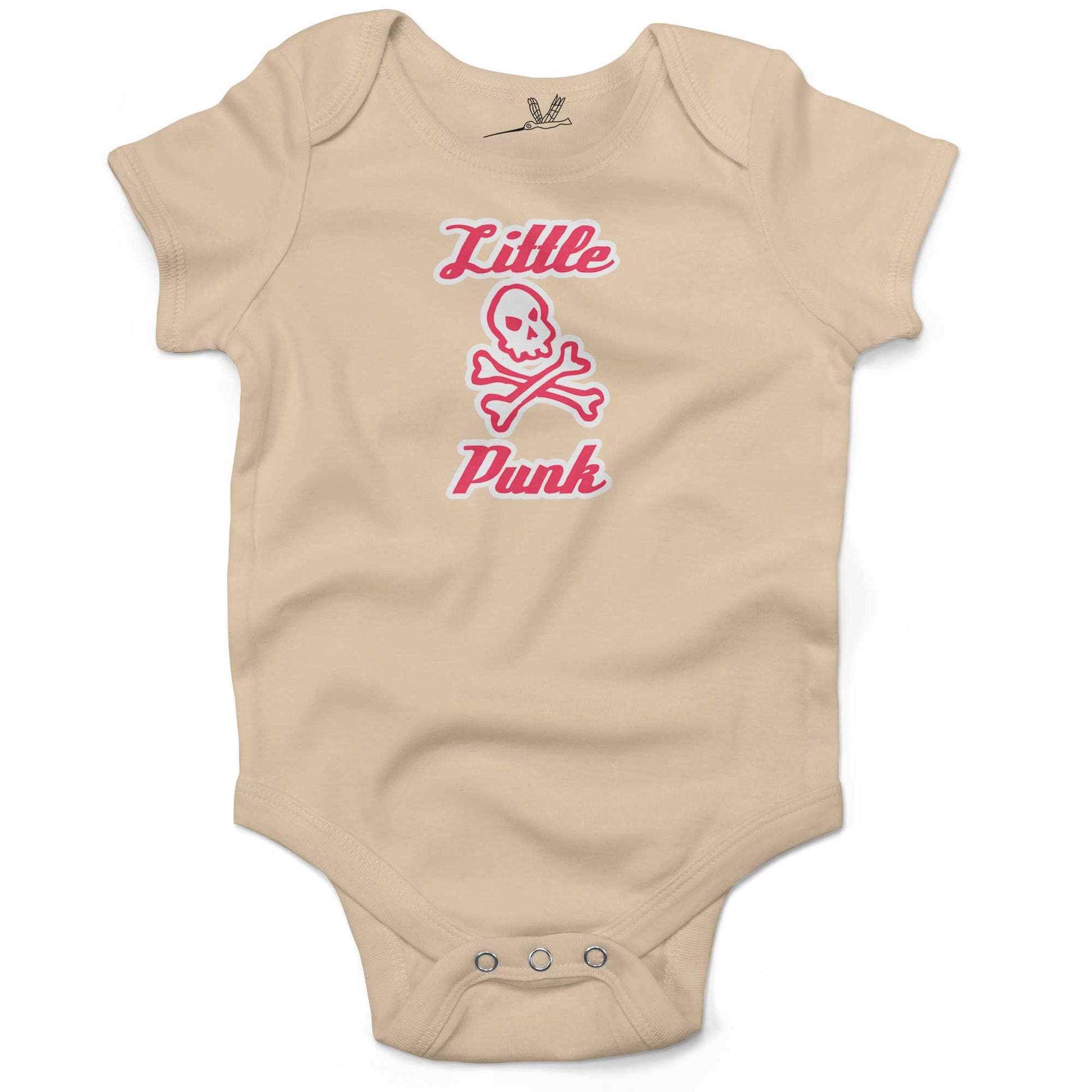 Little Punk Infant Bodysuit-Organic Natural-3-6 months