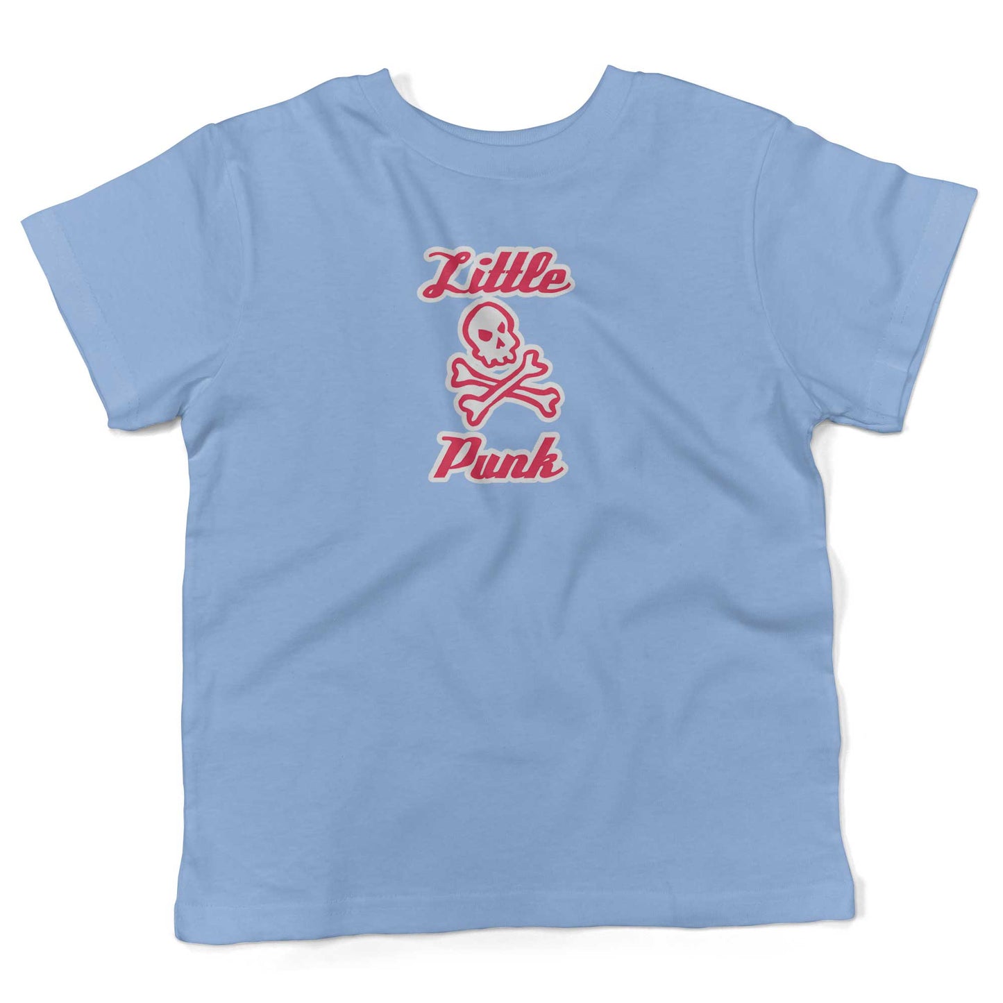 Little Punk Toddler Shirt-Organic Baby Blue-2T
