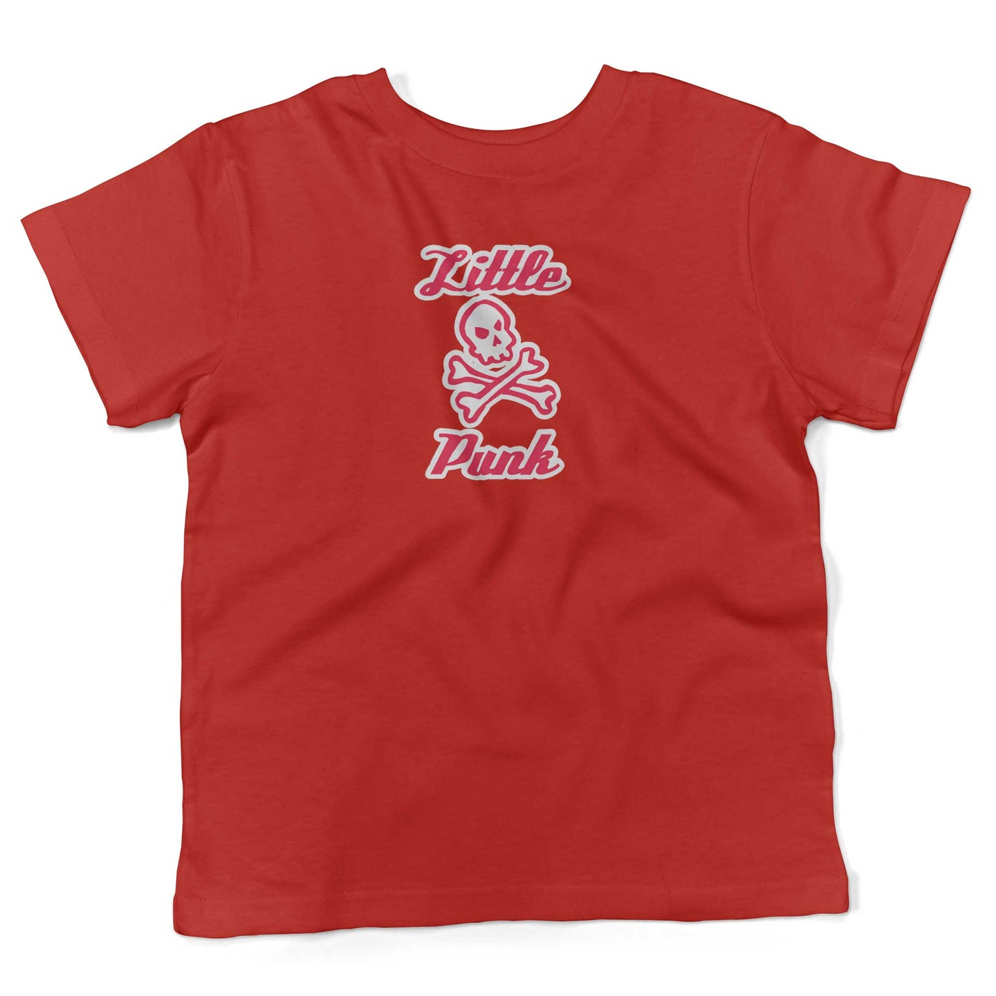 Little Punk Toddler Shirt-Red-2T