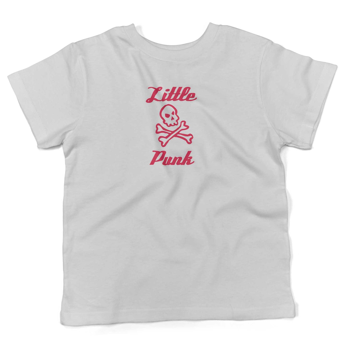 Little Punk Toddler Shirt-White-2T