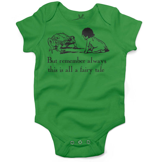 But Remember, This Is All A Fairy Tale Infant Bodysuit or Raglan Tee-Grass Green-3-6 months