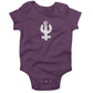 Feminist Infant Bodysuit or Raglan Tee-Organic Purple-3-6 months