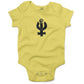 Feminist Infant Bodysuit or Raglan Tee-Yellow-3-6 months