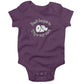 Don't Forget To Wipe My Ass Infant Bodysuit or Raglan Tee-Organic Purple-3-6 months