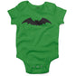 Gothic Bat Infant Bodysuit or Raglan Tee-Grass Green-3-6 months