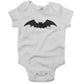 Gothic Bat Infant Bodysuit or Raglan Tee-White-3-6 months