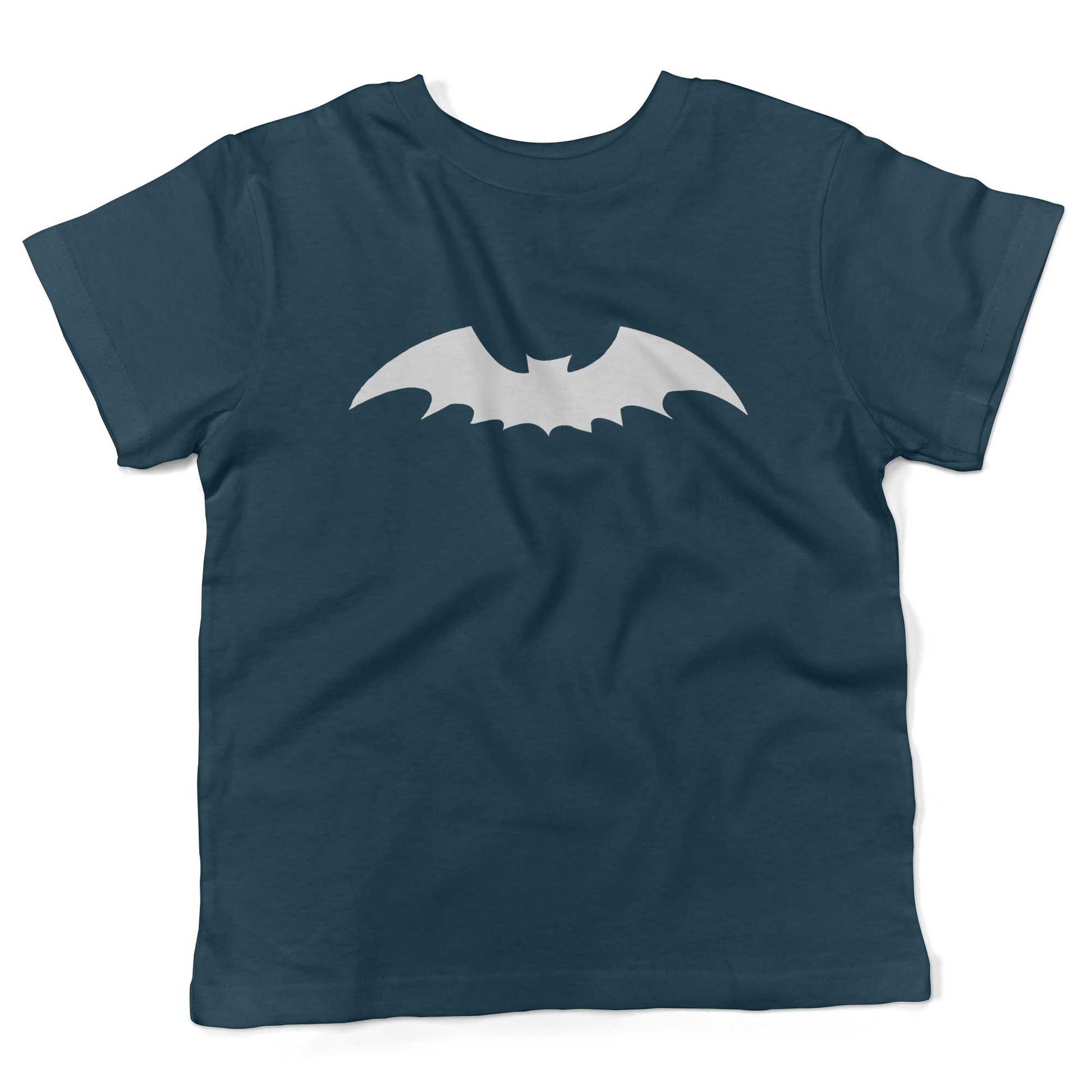 Gothic Bat Toddler Shirt-Organic Pacific Blue-2T