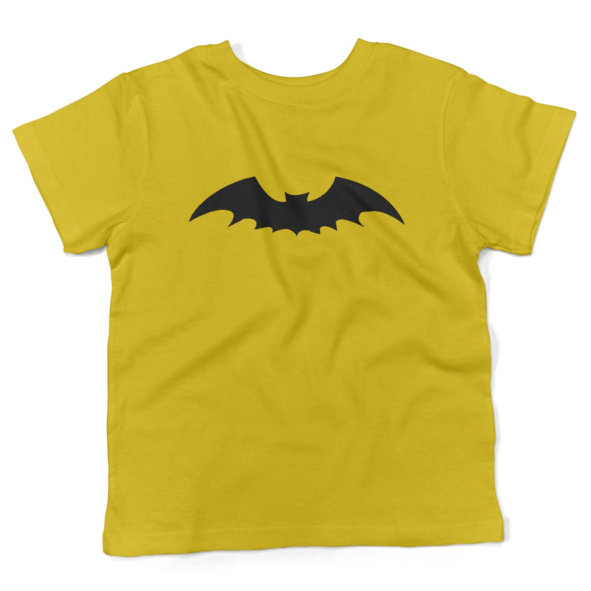 Gothic Bat Toddler Shirt-Sunshine Yellow-2T