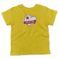 Mom Tattoo Heart Toddler Shirt-Sunshine Yellow-2T
