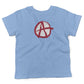 Anarchy Symbol Toddler Shirt-Organic Baby Blue-2T