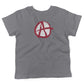 Anarchy Symbol Toddler Shirt-Slate-2T