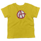 Anarchy Symbol Toddler Shirt-Sunshine Yellow-2T