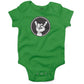 Rock Hand Symbol Infant Bodysuit or Raglan Tee-Grass Green-3-6 months