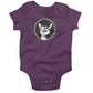 Rock Hand Symbol Infant Bodysuit or Raglan Tee-Organic Purple-3-6 months