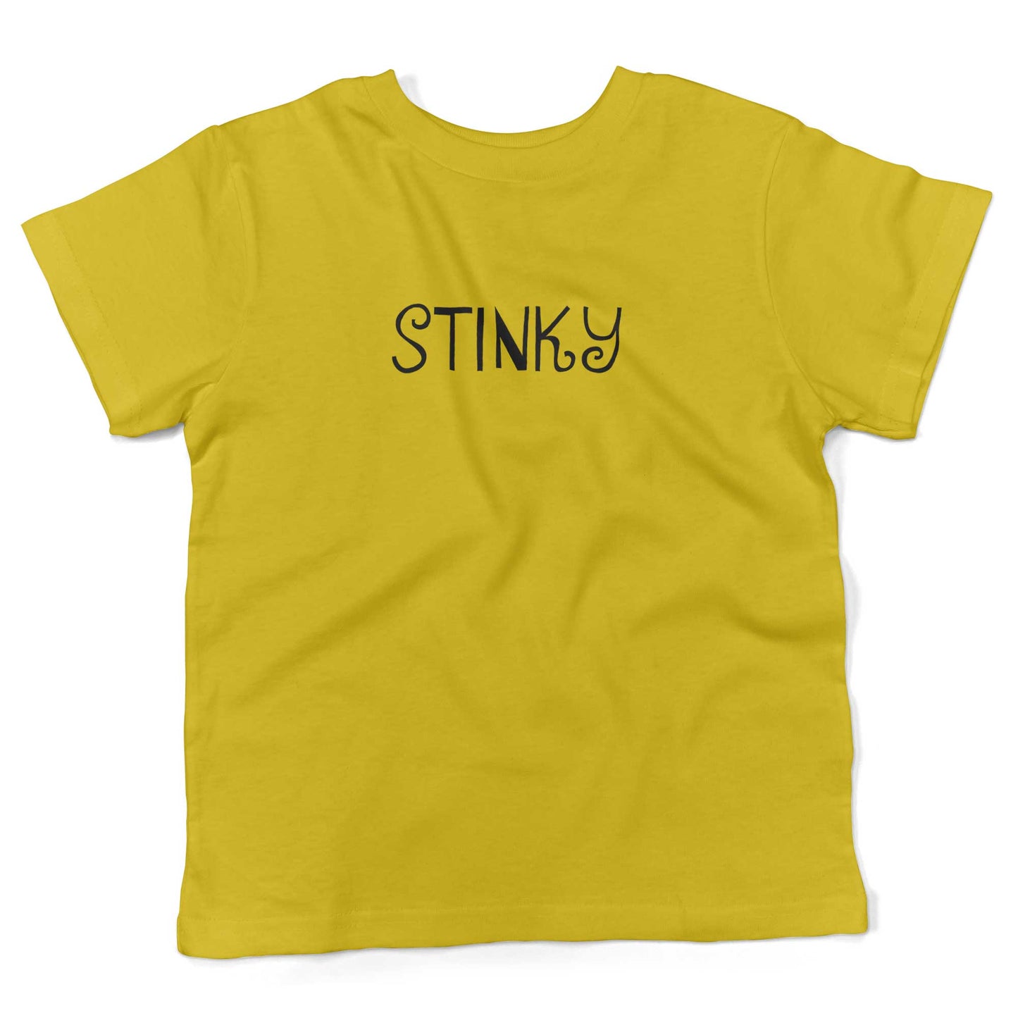 Stinky Toddler Shirt-Sunshine Yellow-2T
