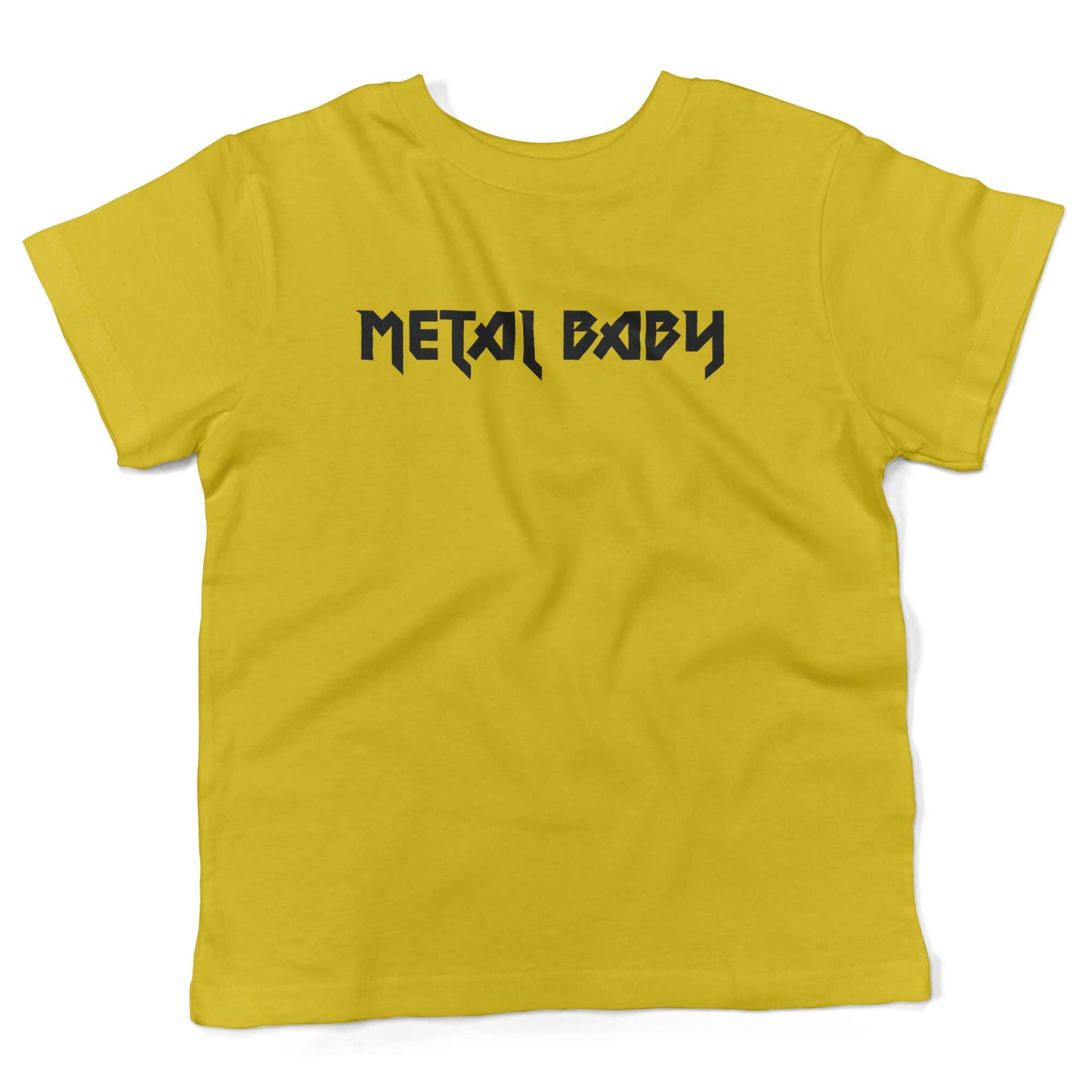Metal Baby Toddler Shirt-Sunshine Yellow-2T