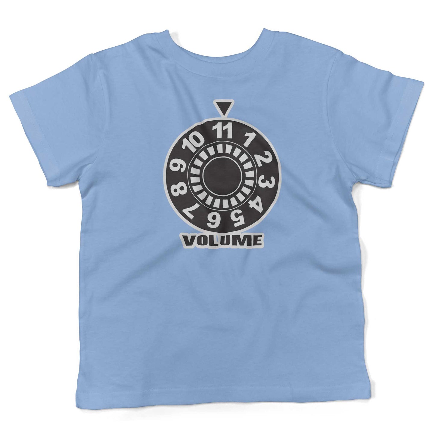 Turn It Up To 11 Toddler Shirt-Organic Baby Blue-2T