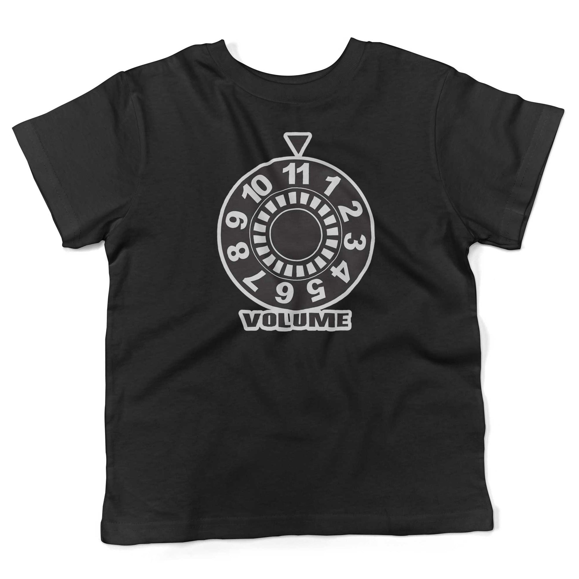 Turn It Up To 11 Toddler Shirt-Organic Black-2T