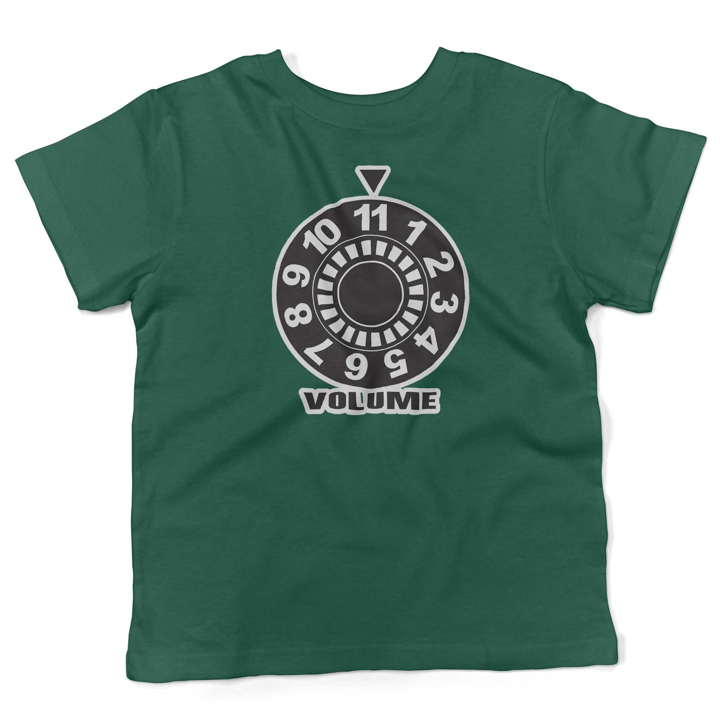 Turn It Up To 11 Toddler Shirt-Kelly Green-2T