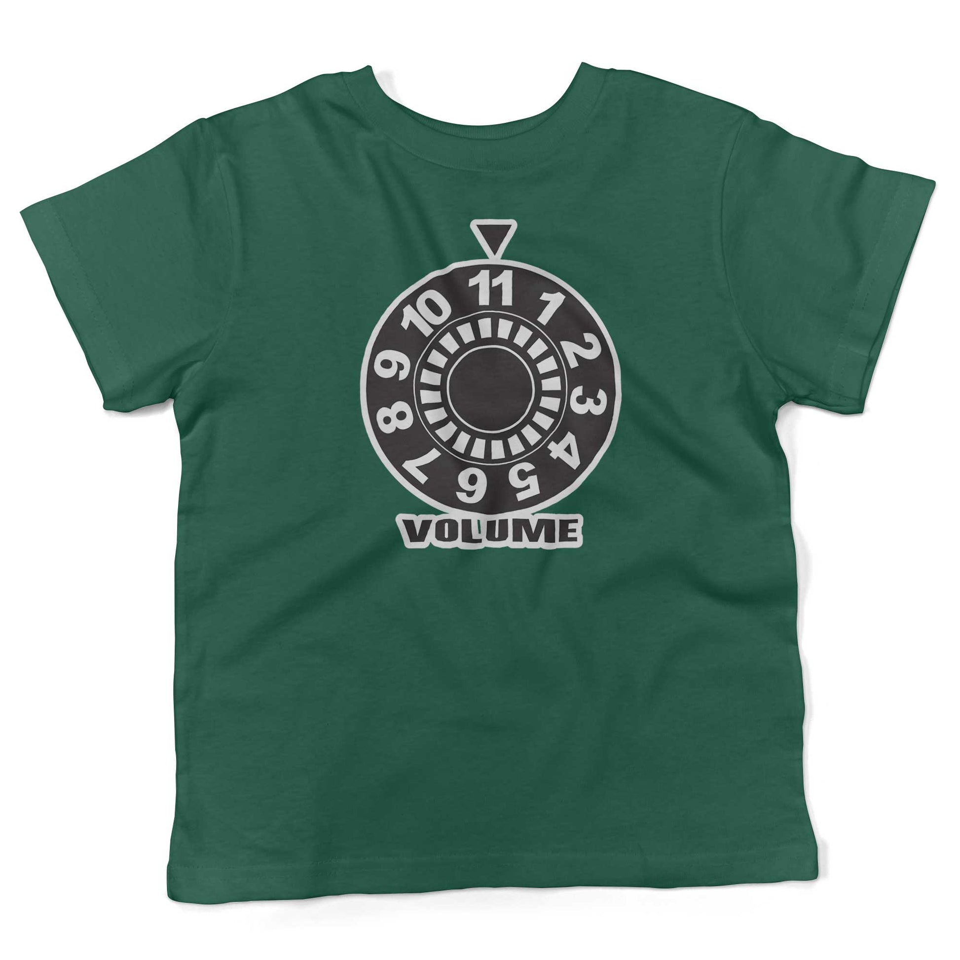 Turn It Up To 11 Toddler Shirt-Kelly Green-2T