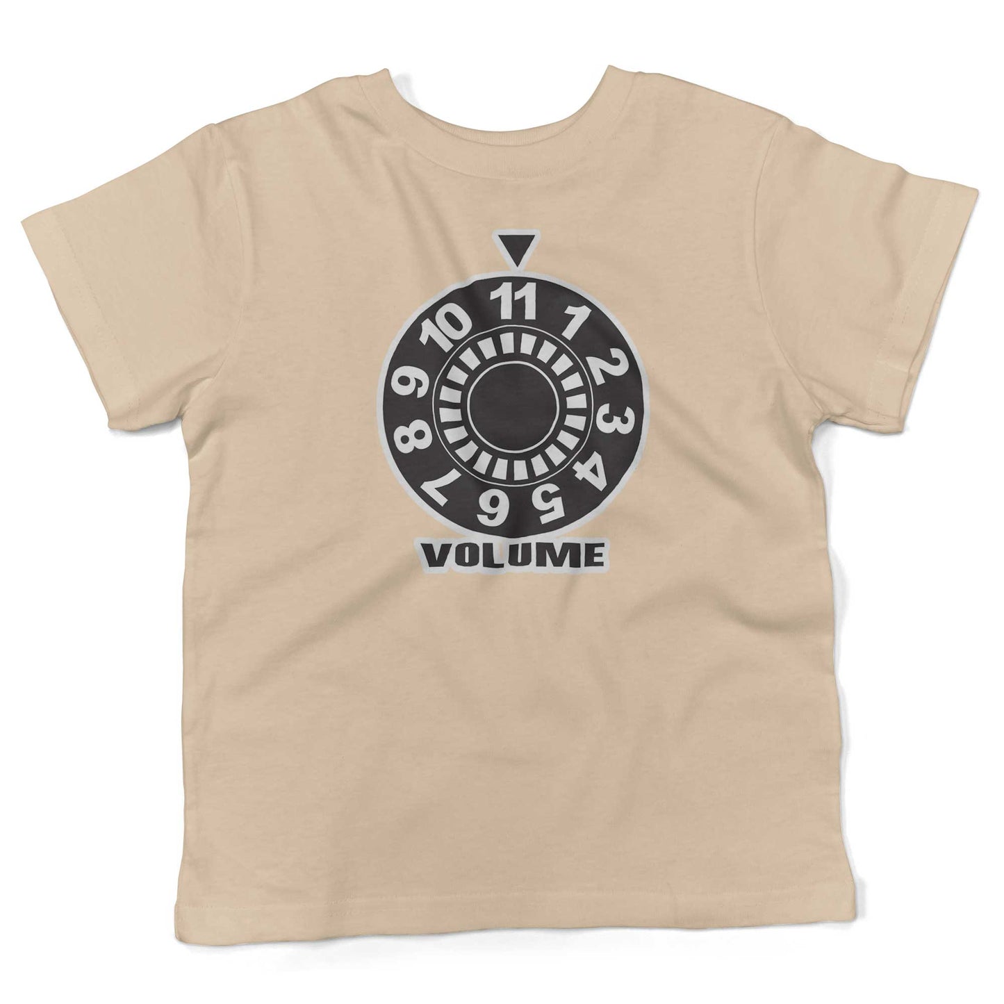 Turn It Up To 11 Toddler Shirt-Organic Natural-2T