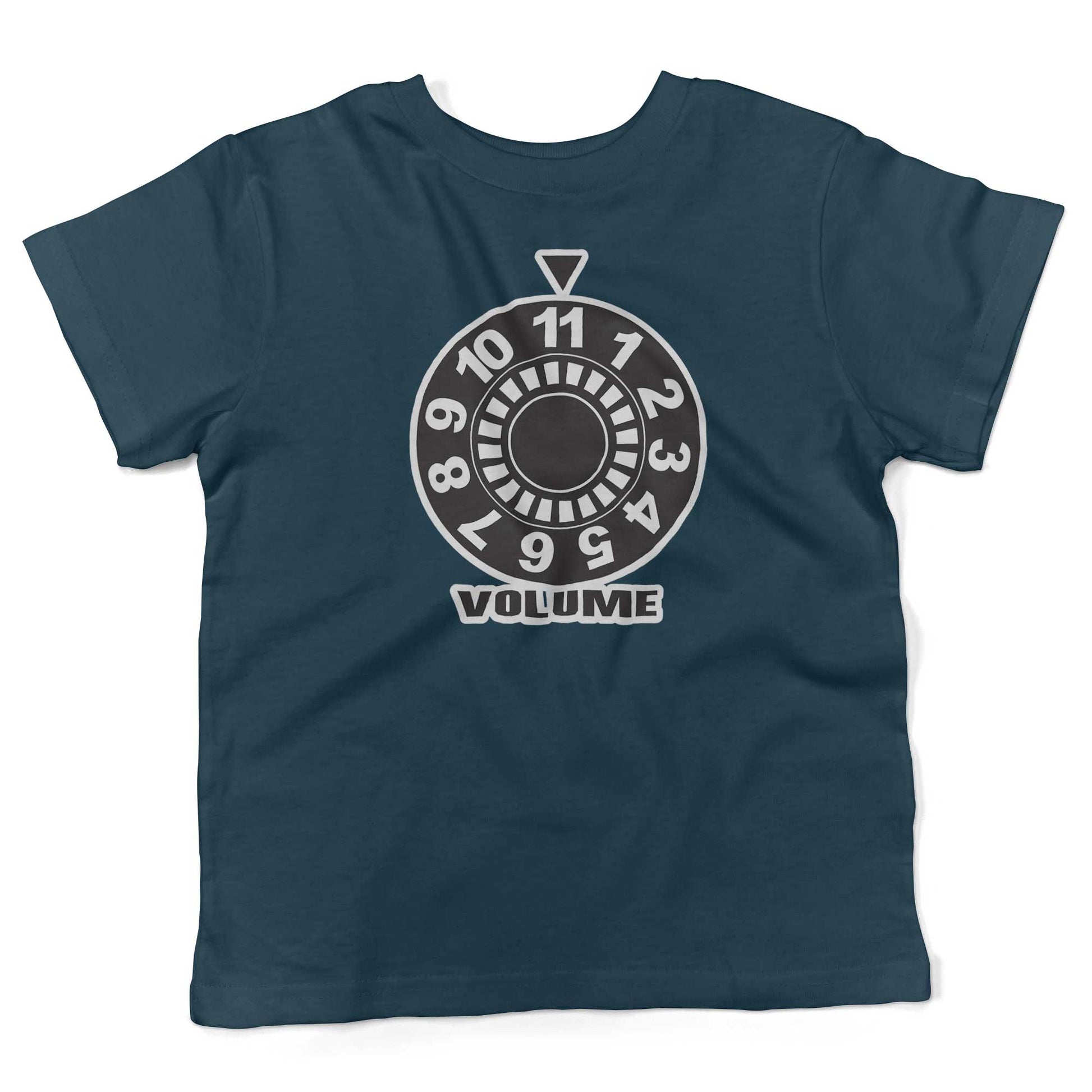 Turn It Up To 11 Toddler Shirt-Organic Pacific Blue-2T