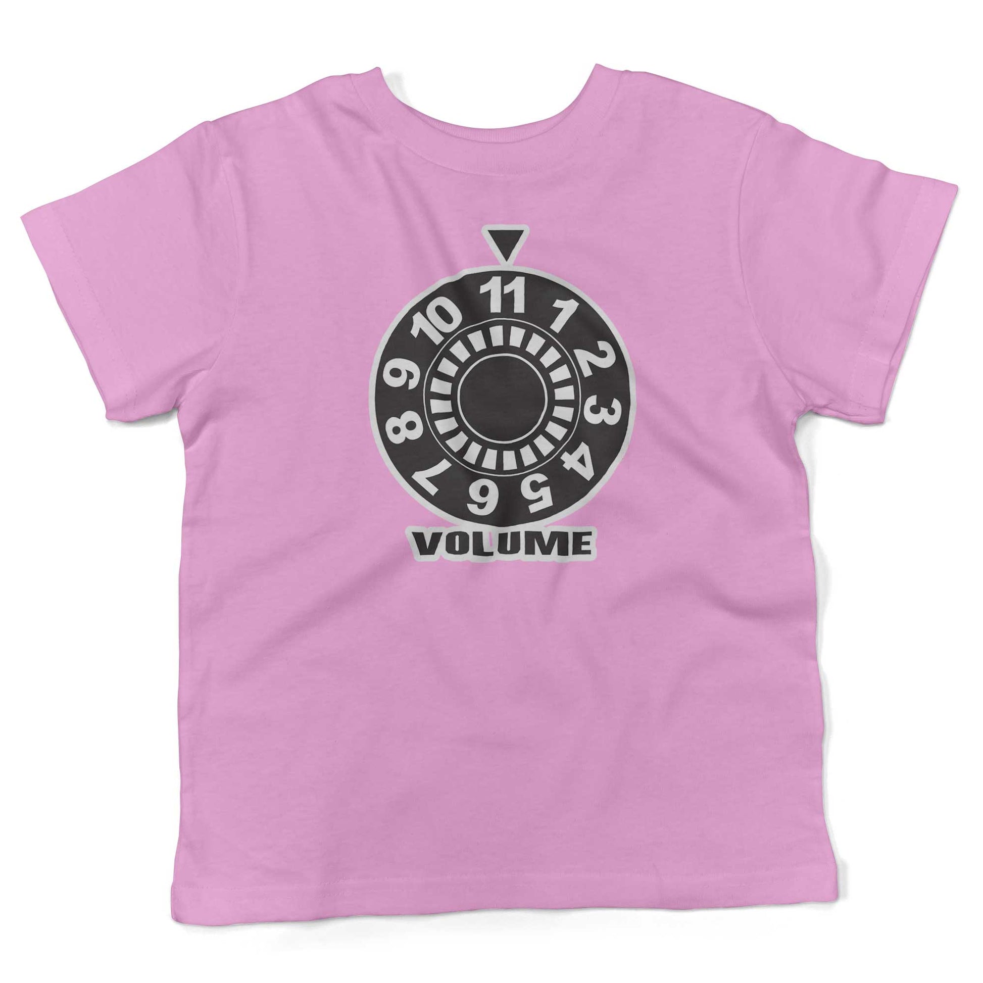 Turn It Up To 11 Toddler Shirt-Organic Pink-2T