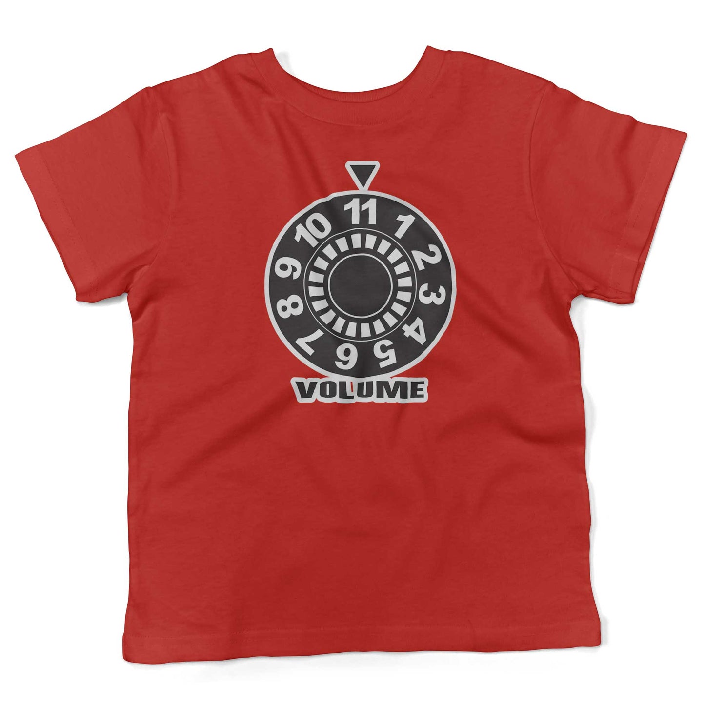 Turn It Up To 11 Toddler Shirt-Red-2T